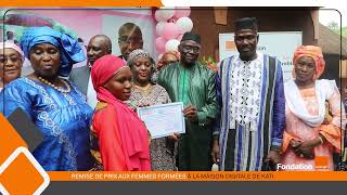 Remise de diplômes aux femmes formées à la maison digitale de Kati 03102024 [upl. by Patric721]