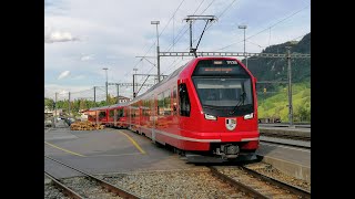 Führerstandsfahrt ScuolTarasp  Landquart im Capricorn [upl. by Huxham338]