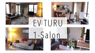 EV TURU 2018 SALON DEKORASYONU MOBİLYALARIM BİTKİLERİM KENDİN YAP [upl. by Penelope]