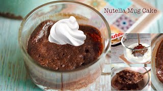 Chocolate Nutella Mug Cake [upl. by Llennahc307]