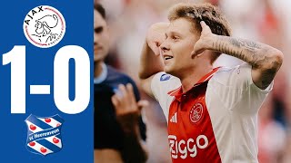 Ajax  Heerenveen  10  SAMENVATTING  Eredivisie 20242025 [upl. by Anuhsal]