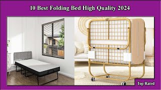 ✅ 10 Best Folding Bed High Quality 2024 [upl. by Nelli]