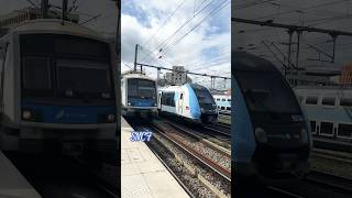 🚄SNCF Train RER E 🇨🇵High speed Train youtube travel youtubeshorts ytshorts shorts short [upl. by Nomelc]