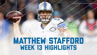 Matthew Stafford Dominates with 341 Yards amp 2 TDs  Lions vs Saints  NFL Week 13 Player Highlights [upl. by Hum]