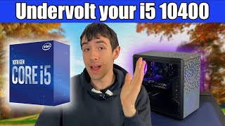 Undervolt your i5 10400 for more FPS and Lower Temperature [upl. by Azer]