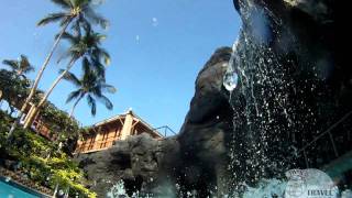 Waterslide at Hilton Waikoloa Village in Hawaii [upl. by Stephens]