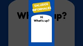 SALUDOS y DESPEDIDAS en INGLES SHort [upl. by Alverta]