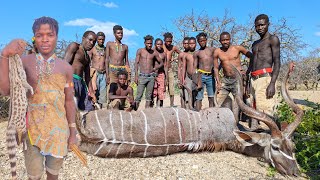 Catching and Cooking with the Hadzabe Tribe in the African Forest Village [upl. by Feilak]