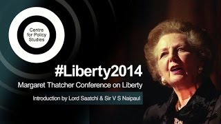 Liberty2014  Introduction by Lord Saatchi amp Sir V S Naipaul [upl. by Adnuahsar]