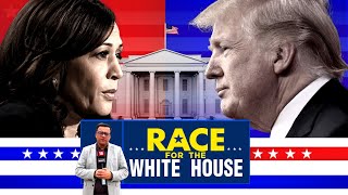 US Presidential Elections 2024  Race For The White House Donald Trump Vs Kamala Harris  News18 [upl. by Otrebmuh]