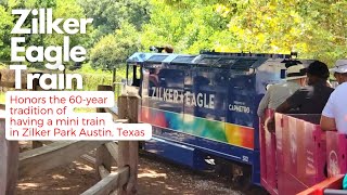 My 5yearold First Time Trying Of Mini Train at Zilker Park Austin Texas [upl. by Steffane858]