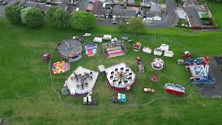 Winlaton Fun Fair From Above [upl. by Armillda36]