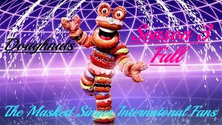 The Masked Singer UK  Doughnuts  Season 3 Full [upl. by Anastasio134]