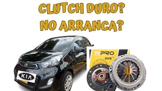 Cambio KIT de CLUTCH kia PICANTO pedal SUAVE🔧 [upl. by Bradeord]