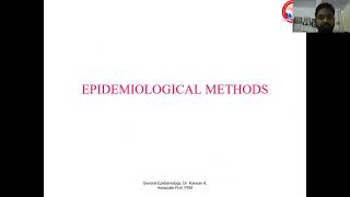 Descriptive Epidemiology  Dr Kannan [upl. by Rosenstein343]