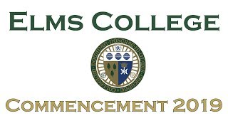 Elms College Commencement 2019 [upl. by Kiele12]