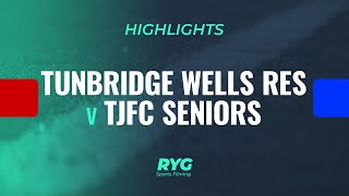 HIGHLIGHTS Tunbridge Wells Reserves v TJFC Seniors [upl. by Erbas]