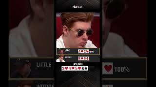 STRAIGHT FLUSH on the Flop🔥wsop [upl. by Acinnor]