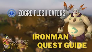 Runescape  Ironman Quest Guide Zogre Flesh Eaters [upl. by Agnes111]