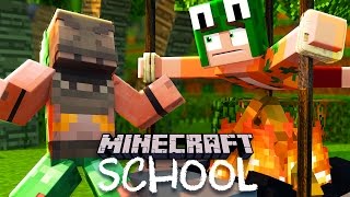 Minecraft School  SAVING ALL OF OUR CLASSMATES ON VACATION [upl. by Nylkaj774]