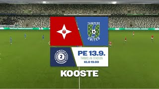 KOOSTE TPV – Tampere United  Kakkonen  1392024  Tammelan Stadion [upl. by Halihs826]