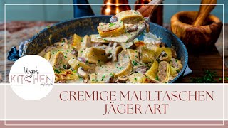 Cremige Maultaschen „Jäger Art“ [upl. by Eupheemia61]