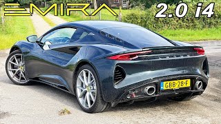 Lotus Emira i4 AMG  REVIEW on AUTOBAHN [upl. by Garfinkel]