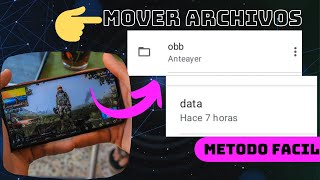 como MOVER archivoscarpetas A DATA en Android 1112 [upl. by Lyrrehs]