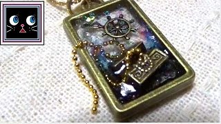 【resin craft】The necklace version【レジンアクセサリー】 [upl. by Rowland26]