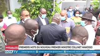 Premiers mots du nouveau premier ministre Collinet Makosso [upl. by Elliot145]