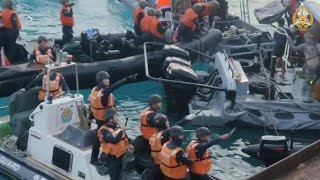 Philippines releases footage of confrontation with Chinese coast guard  AFP [upl. by Lamraj]