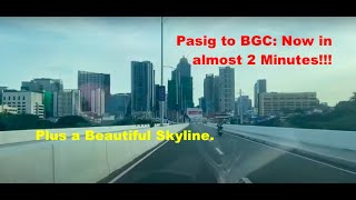 BGC  Ortigas Bridge aka Kalayaan Bridge Full Drive  October 2021 [upl. by Homer]