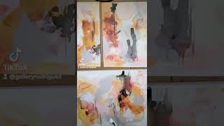 Painting abstracts for my Patreon group painting abstractlovers creative abstract [upl. by Diet]