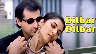 Dilbar Dilbar Lyrical Video  Sirf Tum  Sushmita Sen Sanjay Kapoor [upl. by Lesnah]