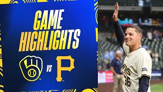 Pirates vs Brewers Game Highlights 71024  MLB Highlights [upl. by Aneet]