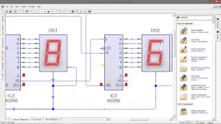 CD 4026 7segment 2 Digit [upl. by Grath821]