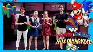 Les Soeurs DufourLapointe Jouent Mario et Sonic au Jeux Olympiques Rio 2016  Mathieu Joue [upl. by Thorbert]