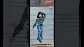 My sketchbook Tour Ft fashion designing artist fashiondesigner drawing shortsfeedyoutubeshorts [upl. by Jochbed]