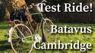 Test ride Batavus Cambridge vintage 3speed dutchbike How does it compare with Raleigh amp Gazelle [upl. by Ennovy402]