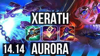 XERATH vs AURORA MID  14213 Legendary 600 games  EUNE Grandmaster  1414 [upl. by Ereveniug746]