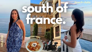 a week in the south of france  exploring towns prettiest beaches restaurants amp day trips [upl. by Fitz755]