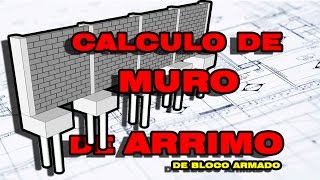 Como calcular muro de arrimo de bloco armado [upl. by Earley276]