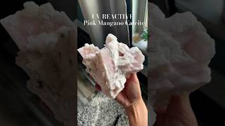 Pink Mangano Calcite in the Raw 🎀 crystals ourmotherscrystals crystalsale calcite crystal [upl. by Faunie]