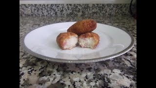 Croquetas de lomo adobado y plátano [upl. by Lluj97]