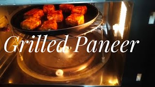 Quick Tasty amp EasyCombi modeGrilled Paneer Recipehow to use LG microwave oven combimode demo [upl. by Conney844]