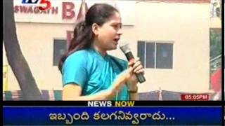 TV5 news  Vijayashanthis Emotional Speech at Sakala Janula samme [upl. by Oirasan232]