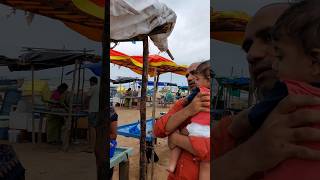 chirala beach beach  telugu vlogs  shortfeed [upl. by Nosretep]