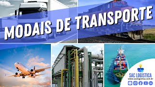 Modais de transportes conceito tipos importância e características AULA COMPLETA [upl. by Hsiwhem]