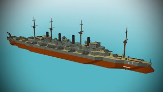 Warship Craft  Custom Japanese Battle Cruiser Showcase [upl. by Watson]