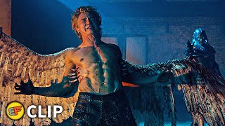 Angel Gets Metal Wings Scene  XMen Apocalypse 2016 Movie Clip HD 4K [upl. by Nauqan146]